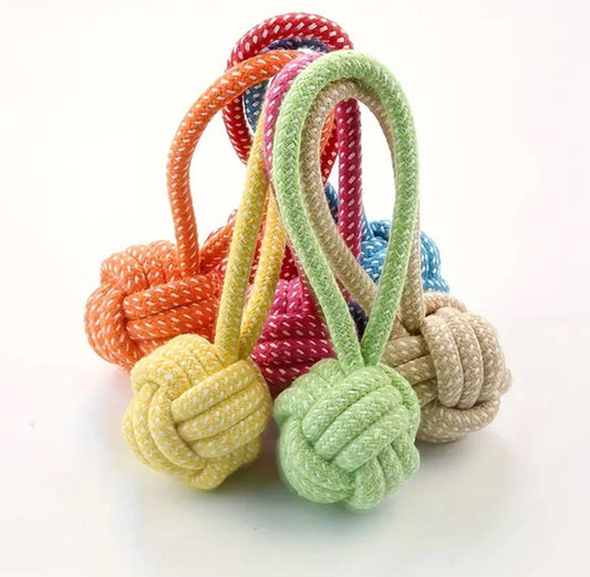 Braided Rope Ball Dog toy